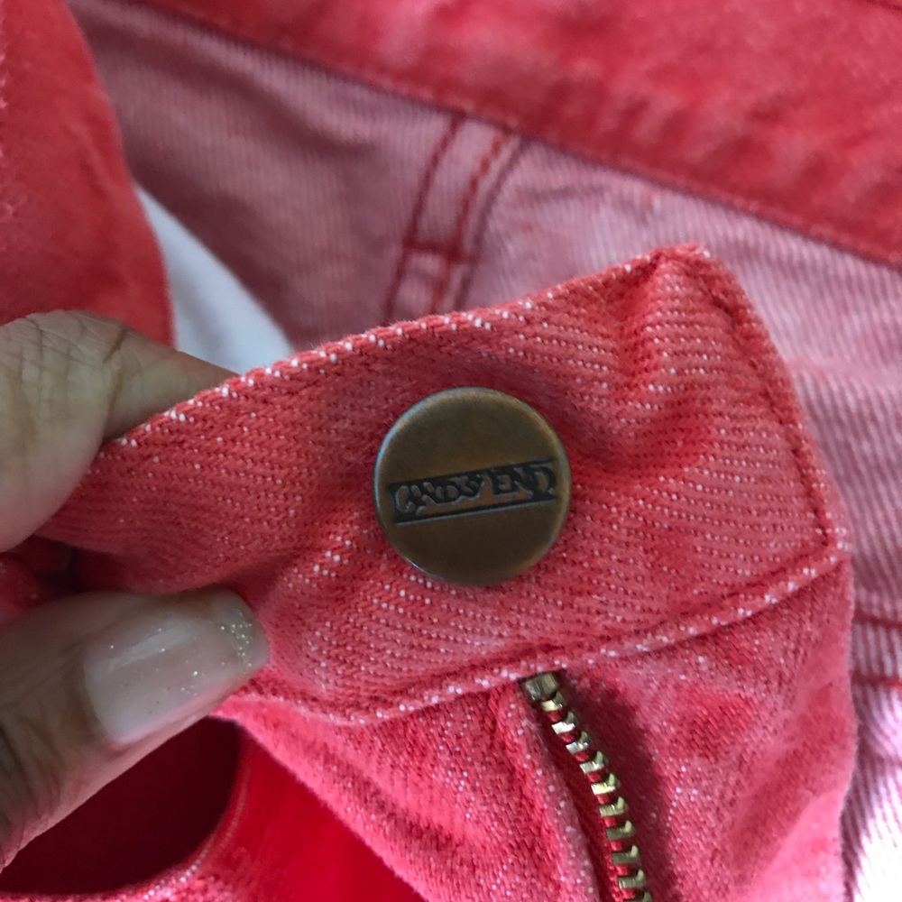 Land’s End Red Mom Jeans - Picture 8 of 8